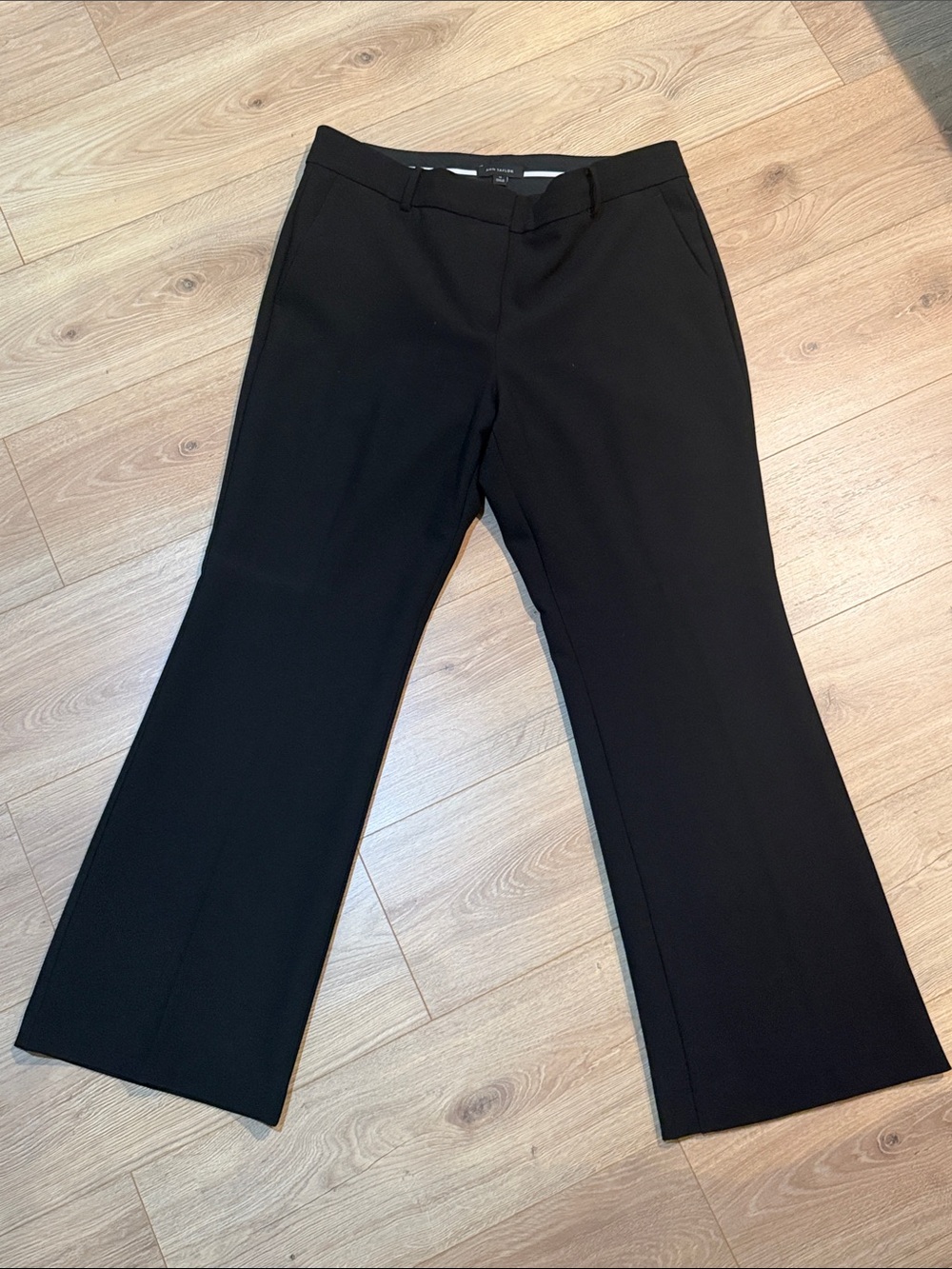Ann Taylor Black Boot Cut Dress Pants